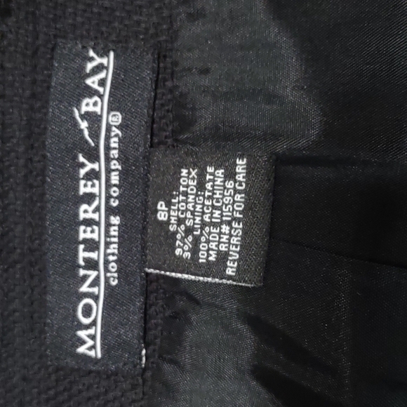 Monterey Bay Slub Woven Cotton Jacket w/Fringe Trim - Picture 10 of 10